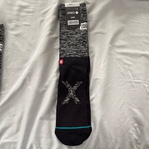 Stance Black and Gray Sneaker Freaker Socks